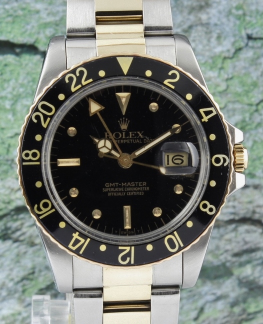 (image for) A ROLEX VINTAGE OYSTER PERPETUAL DATE / GMT-MASTER - 16753